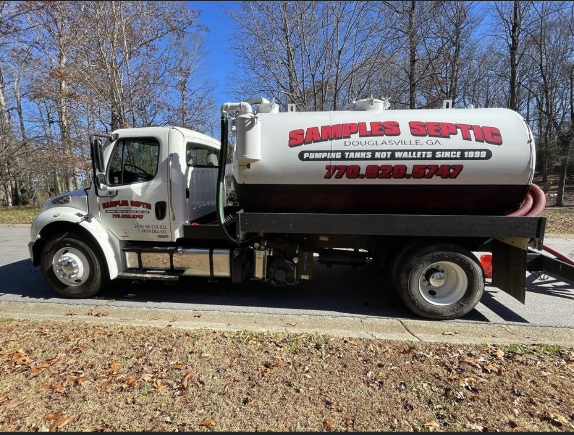 Samples Septic Service pump truck